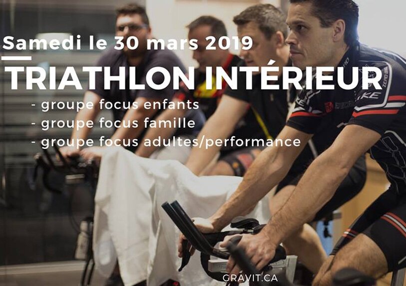 Événement triathlon intérieur à Laval
